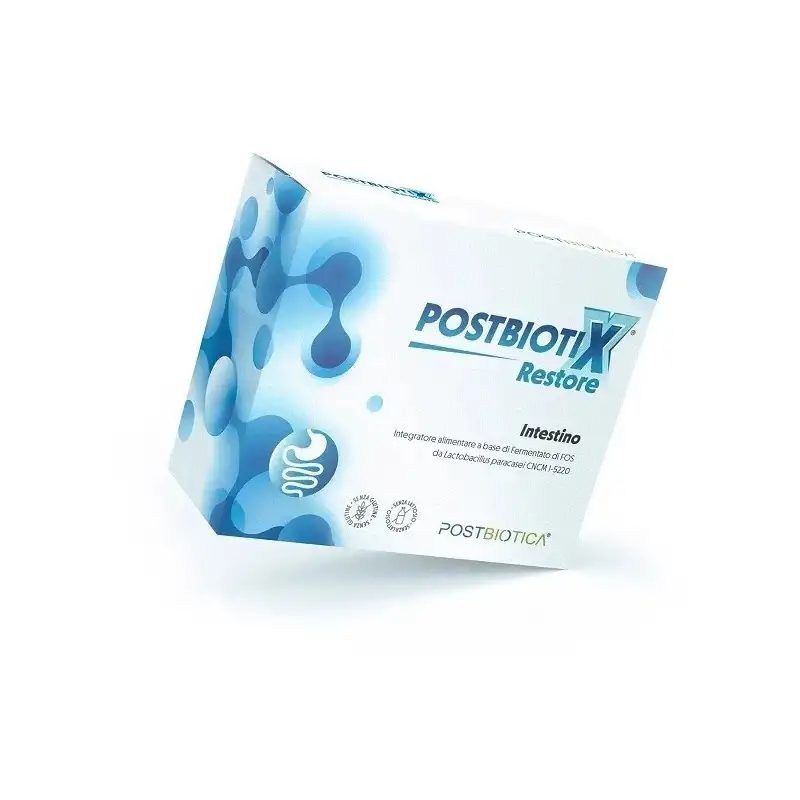 Postbiotica postbiotix restore 20 bustine - integratore per il benessere intestinale