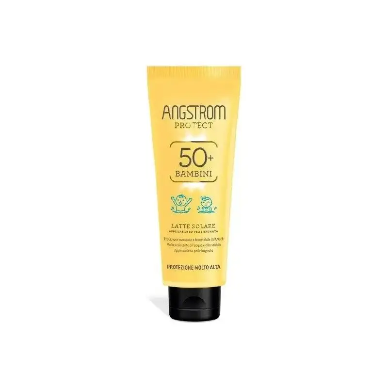 Angstrom Crema solare bambini 50 spf latte idratante protect protezione alta 250 ml