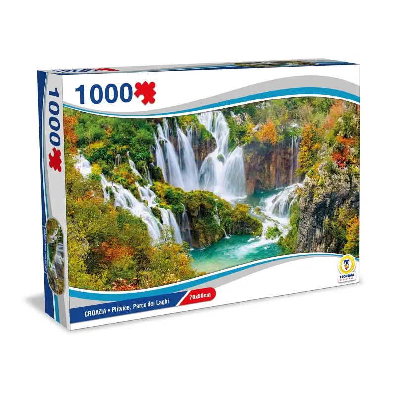 Teorema Puzzle croazia - plitvice parco dei laghi 1000 pezzi 70x50 cm