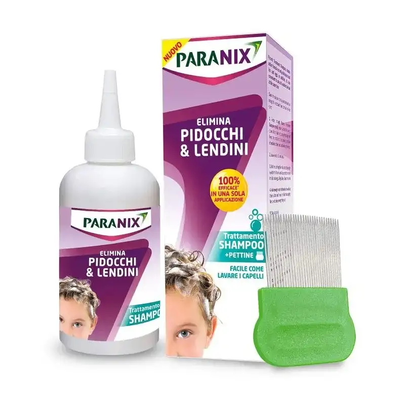 Paranix Shampoo trattamento per eliminare pidocchi e lendini 200 ml