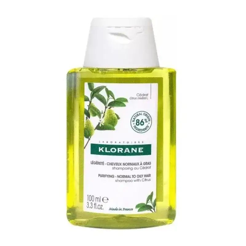 Klorane Shampoo purificante alla polpa di cedro 100 ml