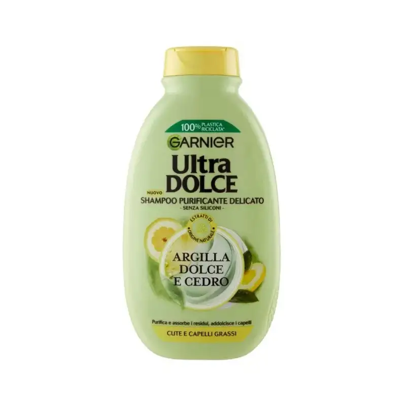 Garnier ultra dolce - argilla dolce e cedro - shampoo purificante delicato 250 ml