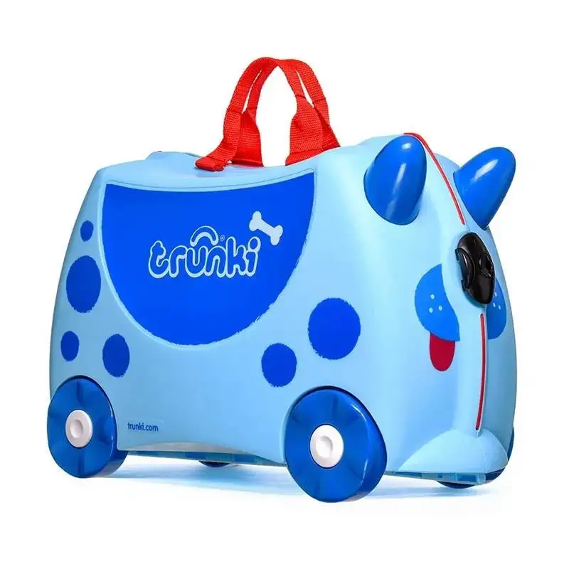 Trunki Valigia cavalcabile - cane azzurro