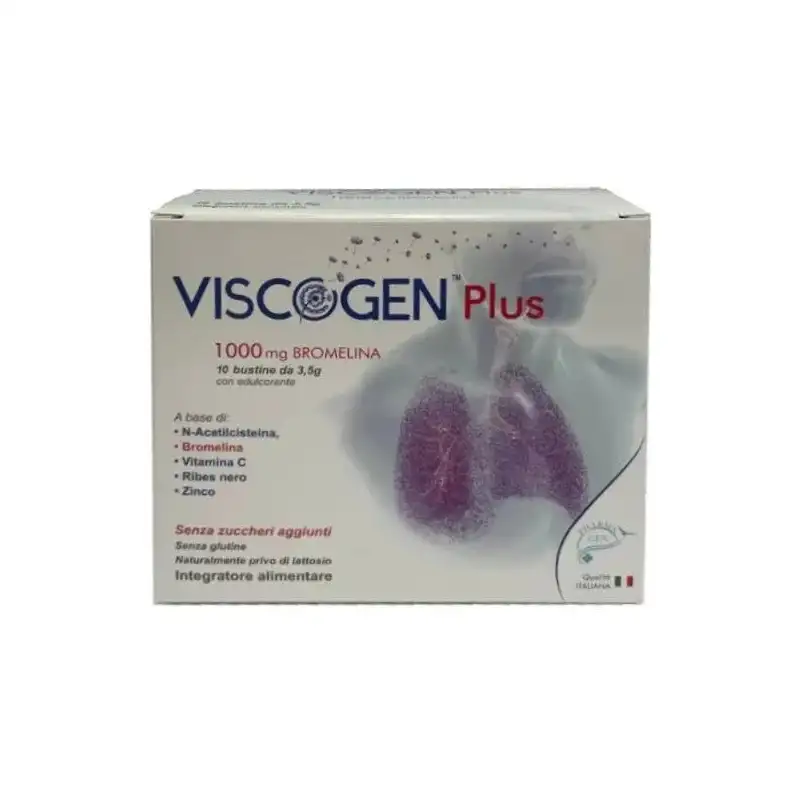 Viscogen plus 10 bustine - integratore per il benessere respiratorio