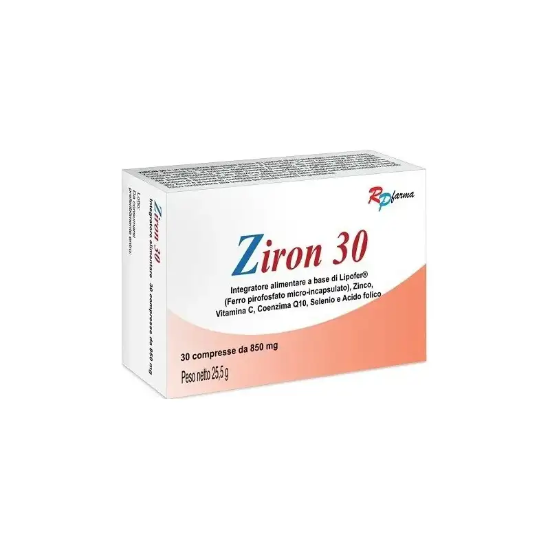 Ziron 30 - integratore di ferro 30 compresse
